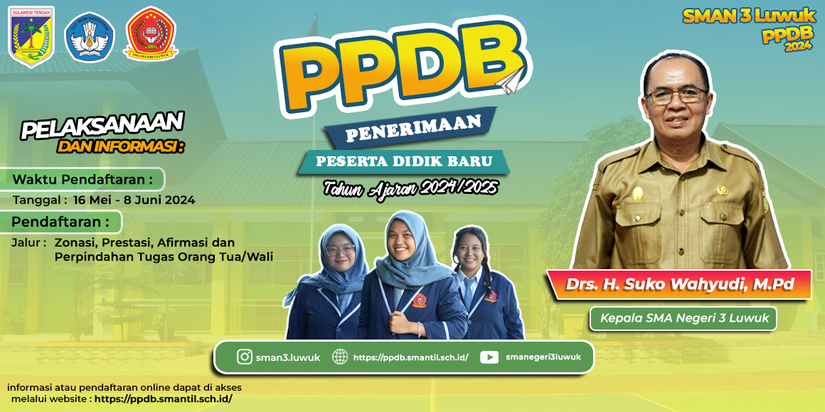 Halaman Utama PPDB SMA Negeri 3 Luwuk